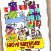 ハッピーバースデーグリーティングカード（ニコール・ジャネス） カード