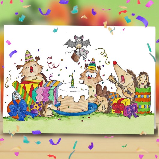 ハッピーバースデーグリーティングカード（ニコール・ジャネス） カード