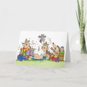 ハッピーバースデーグリーティングカード（ニコール・ジャネス） カード (正面)