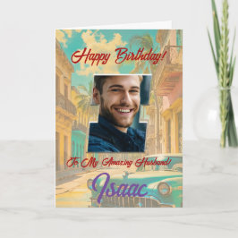 ハッピーバースデーグリーティングカード(写真あり) サンキューカード