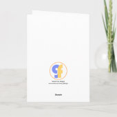 ハッピーバースデーグリーティングカード（写真あり） サンキューカード (裏面)