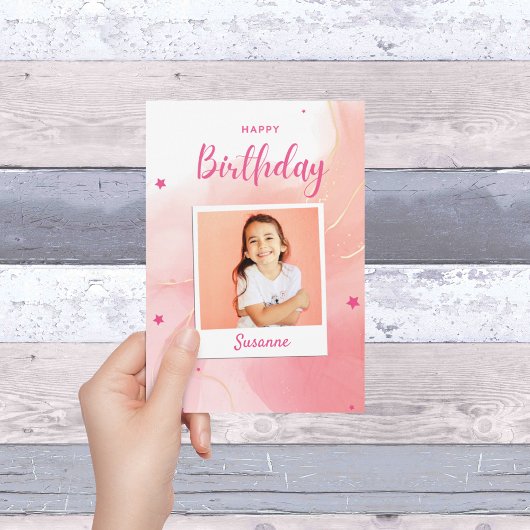 ハッピーバースデーグリーティングカード 招待状