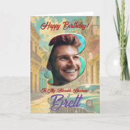 ハッピーバースデーグリーティングカードBイニシャル サンキューカード