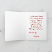 ハッピーバースデーグリーティングフォトカード サンキューカード (内部)