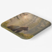 ハッピーバースデーグリーベア ペーパープレート (傾斜あり)