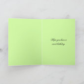 ハッピーバースデーグリーンスロートカリブハミングバード カード (内部)