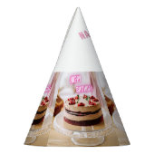 ハッピーバースデーケーキイメージ名はこちら文字工芸品 パーティーハット (左)