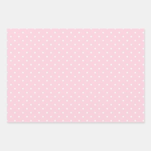 ハッピーバースデーケーキキャンドルと斑模様 ラッピングペーパーシート (正面3)