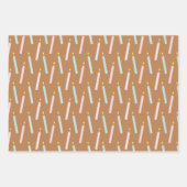 ハッピーバースデーケーキキャンドルと斑模様 ラッピングペーパーシート (正面2)