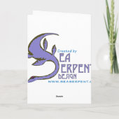 ハッピーバースデーケーキスペインの カード (裏面)