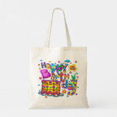 ハッピーバースデーケーキトートバッグ トートバッグ (裏面)