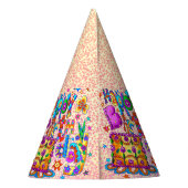 ハッピーバースデーケーキパーティー帽子 パーティーハット (裏面)