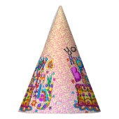 ハッピーバースデーケーキパーティー帽子 パーティーハット (左)