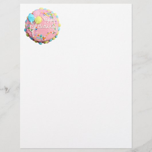 ハッピーバースデーケーキフライヤー チラシ (正面)