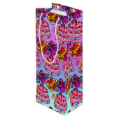 ハッピーバースデーケーキプレゼントパーティーワイン ワインギフトバッグ (裏面アングル)