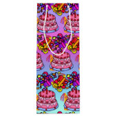 ハッピーバースデーケーキプレゼントパーティーワイン ワインギフトバッグ (裏面)