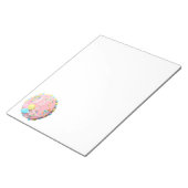 ハッピーバースデーケーキメモ帳 ノートパッド (アングル)