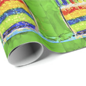 ハッピーバースデーケーキ祝ギフト用ラップ ラッピングペーパー (ロールコーナー)