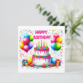 ハッピーバースデーケーキ (スタンド正面)