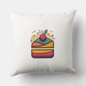 ハッピーバースデーケーキ20x20 クッション (裏面)