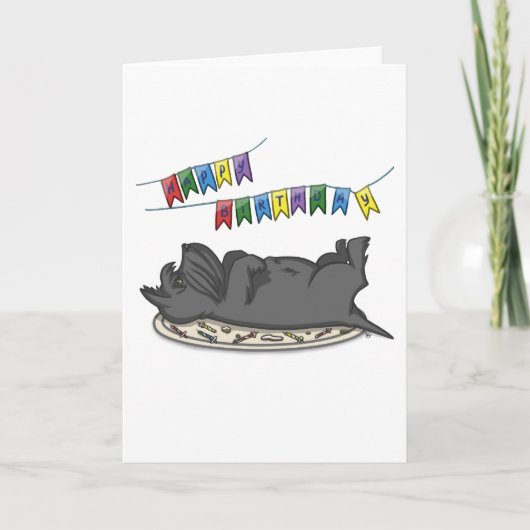 ハッピーバースデーケーキ カード (正面)