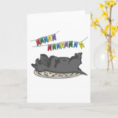 ハッピーバースデーケーキ カード (黄色い花)