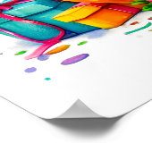 ハッピーバースデーケーキ ポスター (角)