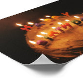 ハッピーバースデーケーキ ポスター (角)