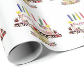 ハッピーバースデーケーキ ラッピングペーパー (ロールコーナー)