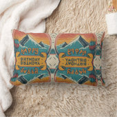 ハッピーバースデーケーキ ランバークッション (ブランケット)