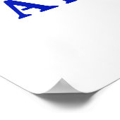 ハッピーバースデーケーキforアメリカ ポスター (角)