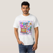 ハッピーバースデーケーキTシャツ Tシャツ (正面フル)