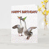 ハッピーバースデーゲーゼから! カード (黄色い花)