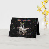 ハッピーバースデーゲーゼ カード (黄色い花)