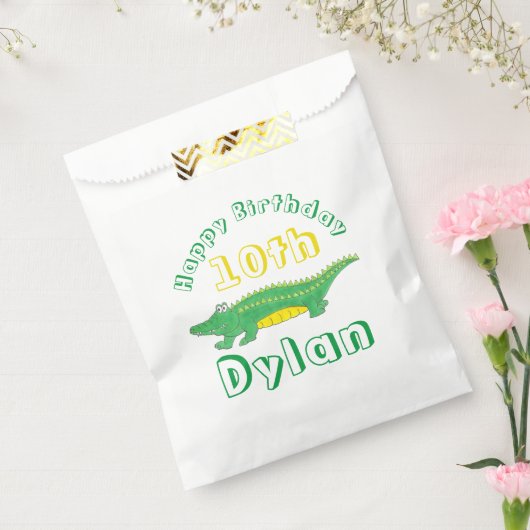 ハッピーバースデーゲーターアリゲータークロコダイル フェイバーバッグ (封をした状態)