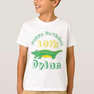ハッピーバースデーゲーターアリゲータークロコダイル Tシャツ