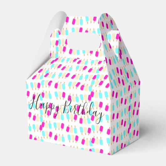 ハッピーバースデーゲーブルビーフボックスアイスクリーム フェイバーボックス (正面サイド)