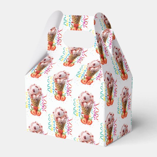 ハッピーバースデーゲーブルビーフボックスストロベリー フェイバーボックス (裏面サイド)