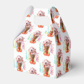 ハッピーバースデーゲーブルビーフボックスストロベリー フェイバーボックス (正面サイド)