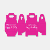 ハッピーバースデーゲーブルビーフボックスピンク フェイバーボックス (折り畳みなし)