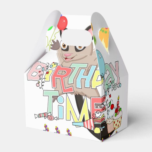 ハッピーバースデーゲーブルビーフボックスポッサムケーキ フェイバーボックス (正面サイド)