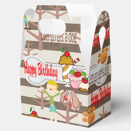 ハッピーバースデーゲーブルビーフボックスレッツ犬を取得する フェイバーボックス (オープン)