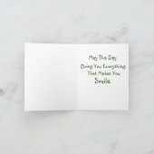 ハッピーバースデーコスタリカ カード (内部)