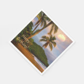 ハッピーバースデーコスタリカ スタンダードランチョンナプキン (角)