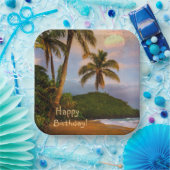 ハッピーバースデーコスタリカ ペーパープレート (パーティー)