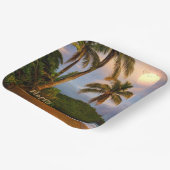 ハッピーバースデーコスタリカ ペーパープレート (傾斜あり)