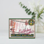 ハッピーバースデーコラージュ ポストカード (スタンド正面)