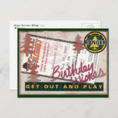 ハッピーバースデーコラージュ ポストカード (正面/裏面)