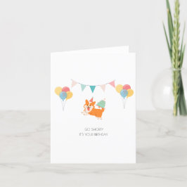 ハッピーバースデーコルギカード シーズンカード