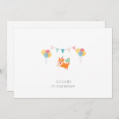 ハッピーバースデーコルギカード シーズンカード (正面/裏面)